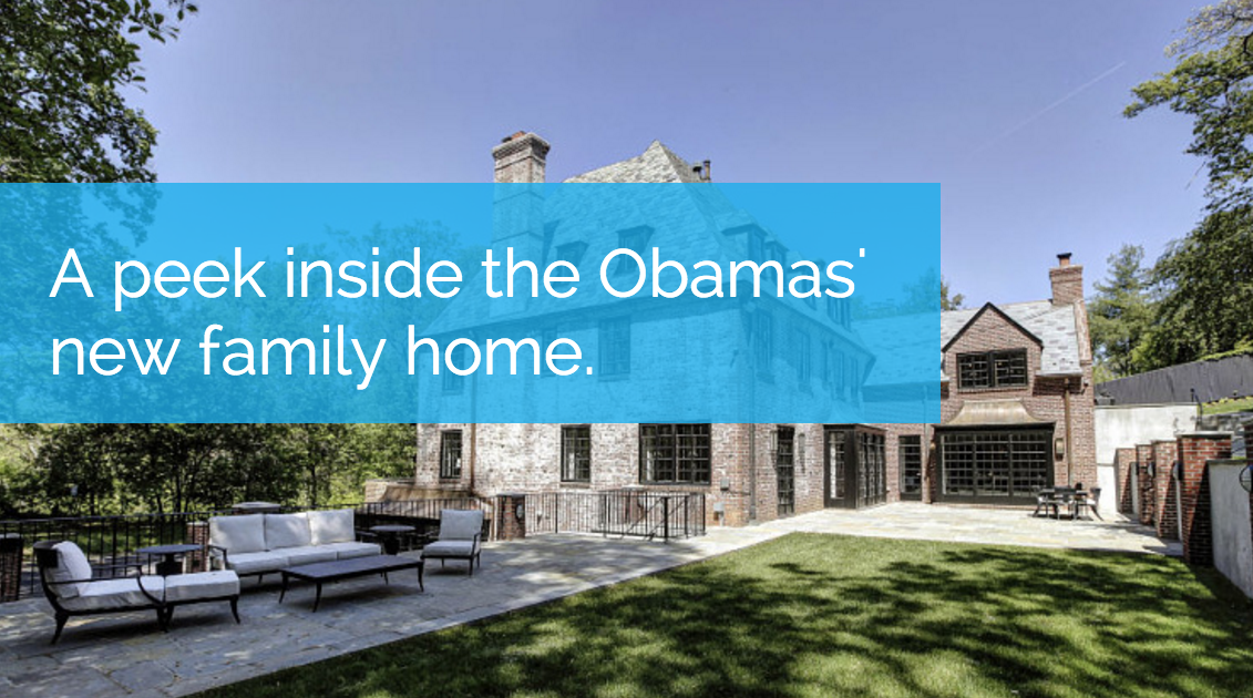 A Peek Inside The Obamas’ New Home!